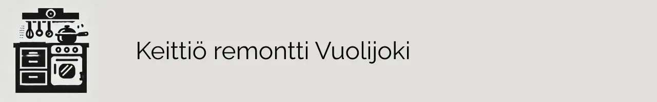 Keittiö remontti Vuolijoki